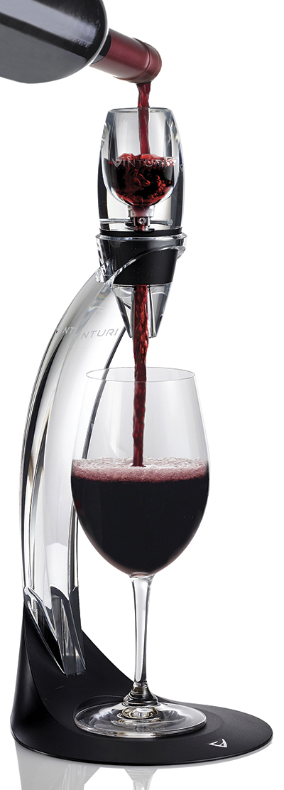 Aérateur de vin on-bottle