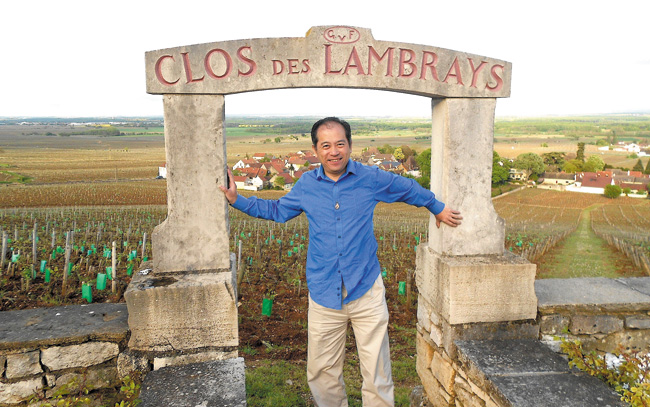 Nelson Chow au Clos des Lambrays