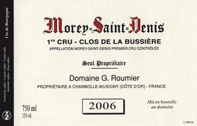 Clos de la Bussière 1er cru
