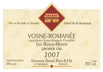 Les Beaux Monts 1er cru