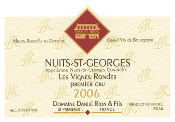 Les vignes rondes 1er cru