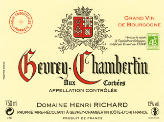 Gevrey-Chambertin Aux Corbées