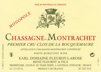Premier Cru Clos de la Rocquemaure