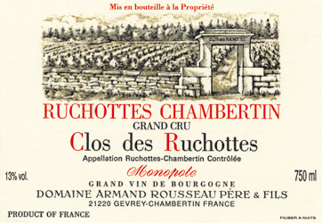 Clos des Ruchottes Grand Cru Monopole