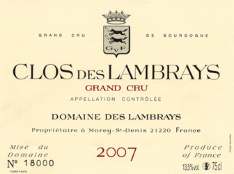 Clos des Lambrays Grand Cru