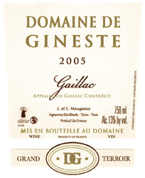 Domaine de Gineste - Grand Terroir
