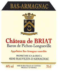 Château de Briat - Baron de Pichon-Longueville