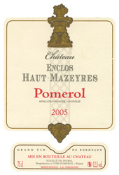 Château Enclos Haut Mazeyres