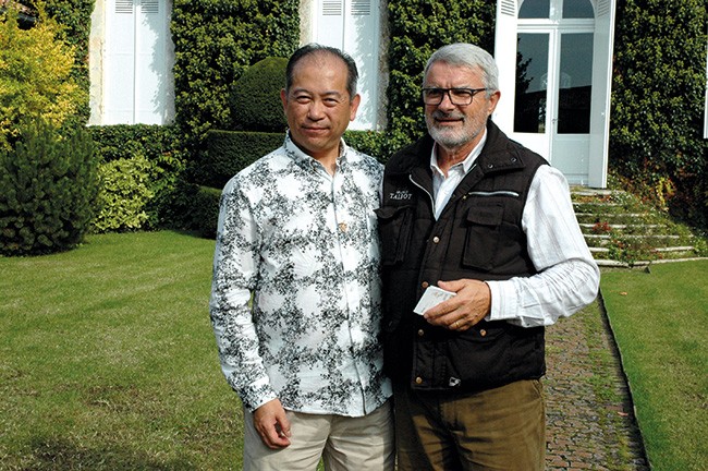 Nelson Chow avec Jean-Pierre Marty à Talbot