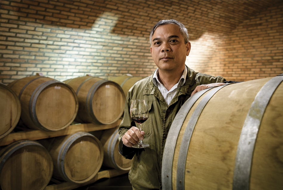 Le Duc Binh, maître vigneron.