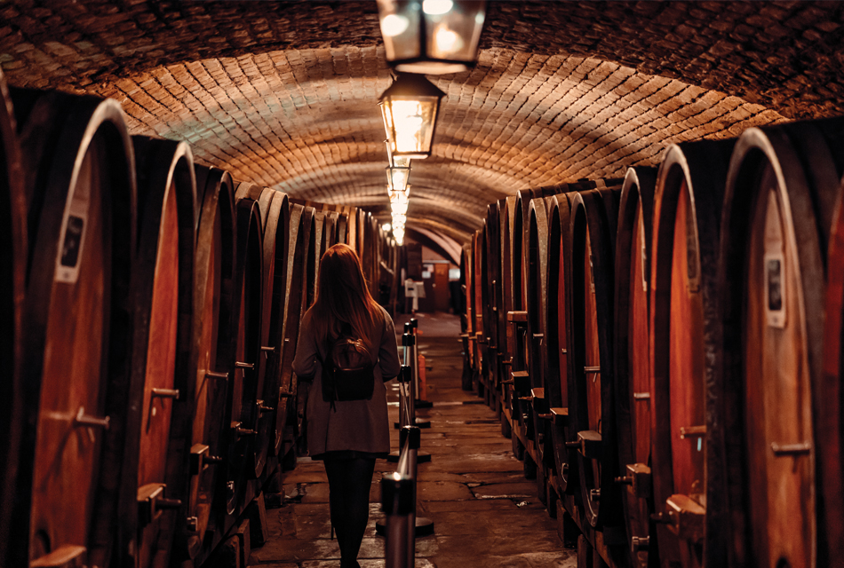 Cave historique des hospices civils de Strasbourg.