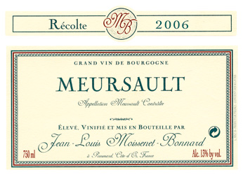 Meursault Moissenet Bonnard