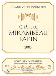 Château Mirambeau Papin