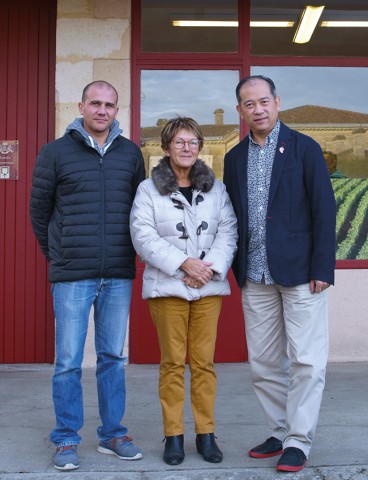 Jérôme Martin, Sylvie Rainaud et Nelson Chow